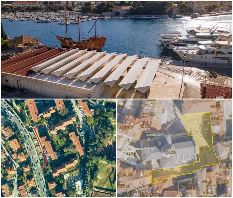 AKTIVNOSTI GRADA: Počinje obnova pločnika na Poljani Marina Držića, kreću radovi na sanaciji nogostupa na Babinom kuku