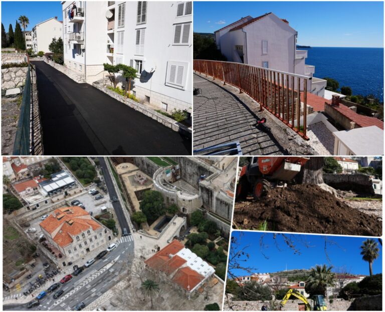 AKTIVNOSTI GRADA: Počeli radovi uređenja Parka ispod platane, postavljaju se pješačke i cestovne ograde na 30 lokacija