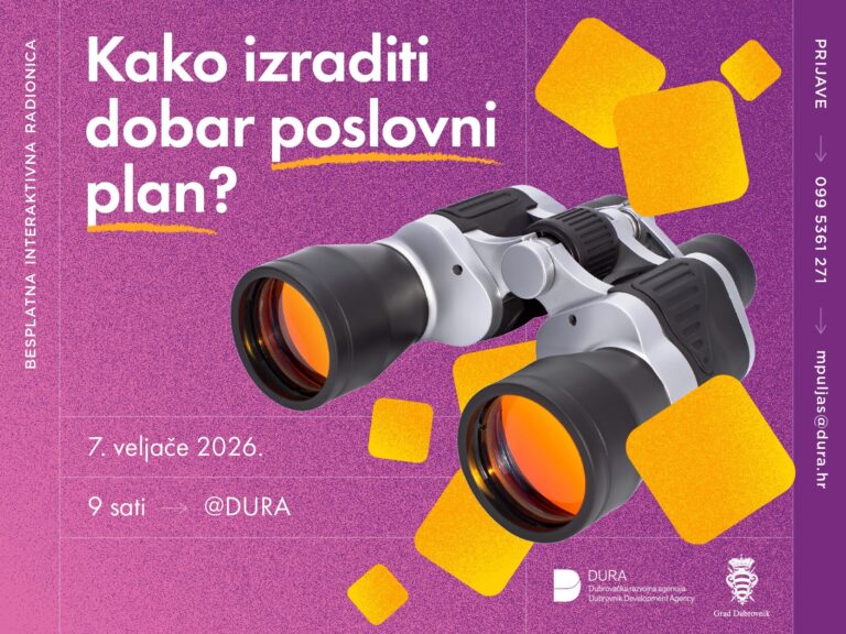 Na besplatnoj radionici naučite kako izraditi dobar poslovni plan