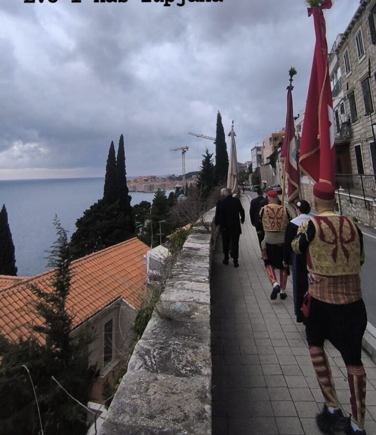 FOTO Barjaci pristižu na Festu sv. Vlaha, Župljani su krenuli jutros pješke