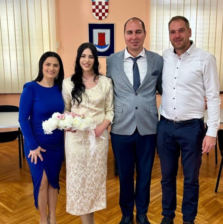 Vjenčali se opuzenski gradonačelnik Mataga i gradska pročelnica Magdalena Krvavac