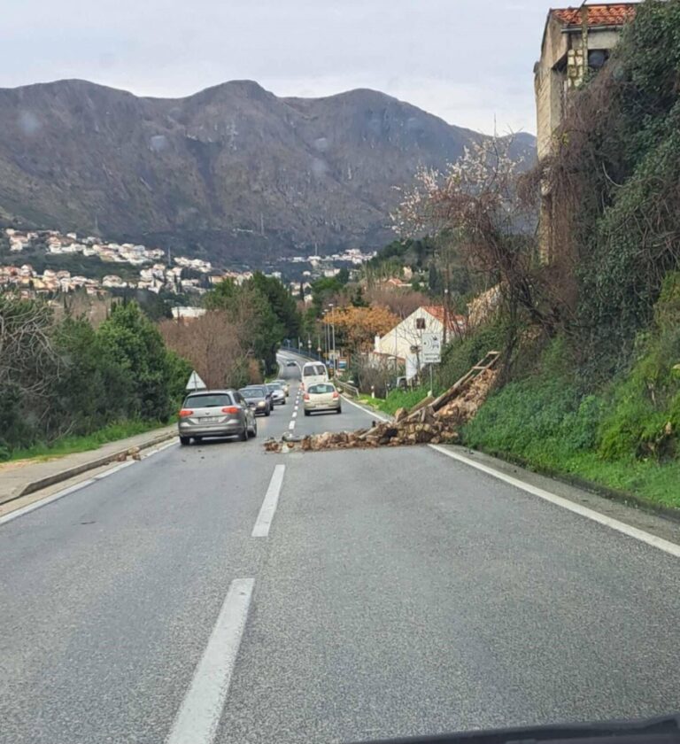 ODRON na cesti ispred Kupara