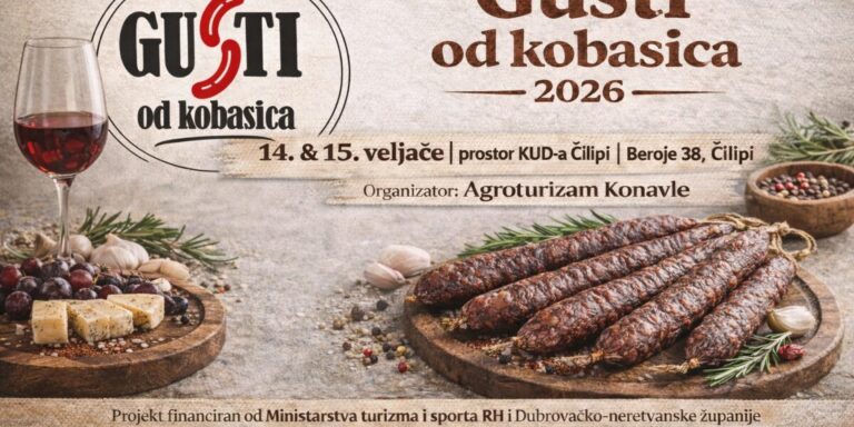 U subotu započinju “Gusti od kobasica 2026.”, projekt koji podiže standard kvalitete domaćih suhomesnatih proizvoda