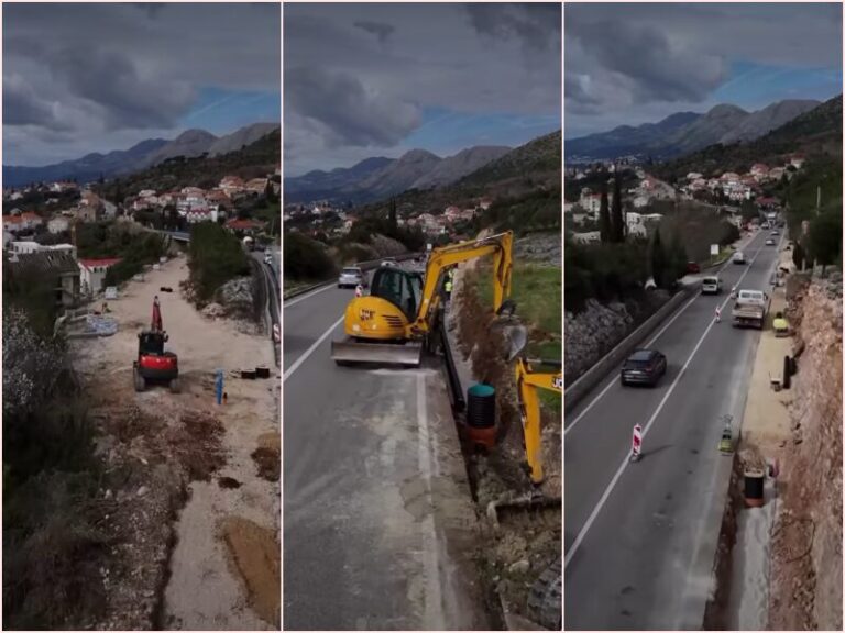 VIDEO: Ubrzano napreduju radovi na Zvekovici i Obodu, postavljeno svih 280 metara oborinskog cjevovoda