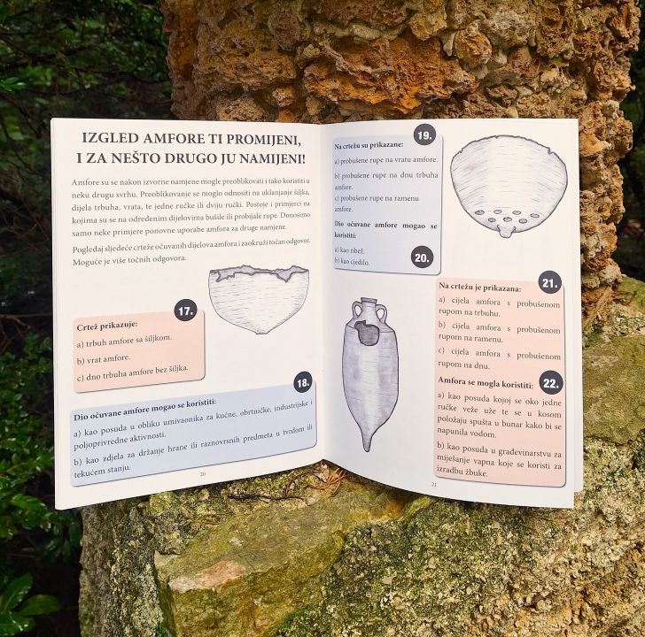 Nova edukativna publikacija Dubrovačkih muzeja: „Baš je fora ta amfora!“