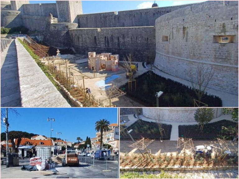 FOTO: Radovi u park u Pilama privode se kraj