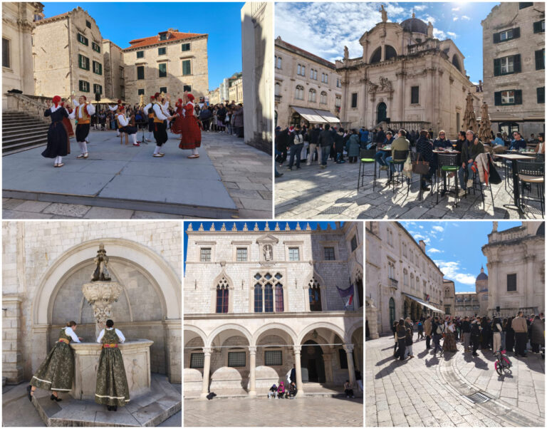 Konačno sunčani đir Stradunom, nakon sivila i kiše, subota zrači proljećem