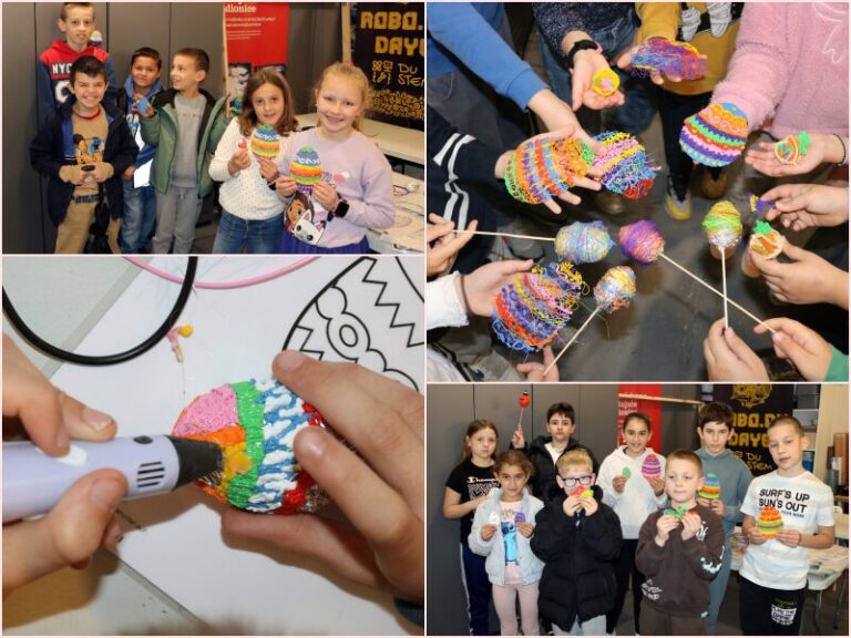 Mališani s pomoću 3D olovki izrađivali ukrase za Uskrs