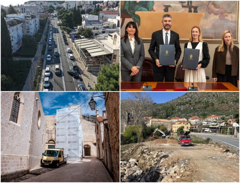 AKTIVNOSTI GRADA: Započeli radovi na uređenju autobusne stanice i parkirališta Trsteno, uređena Ulica kralja Tomislava