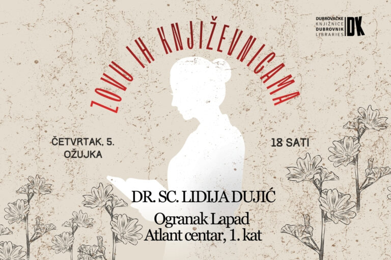 Predavanje „Zovu ih književnicama“ u Ogranku Lapad povodom Međunarodnog dana žena