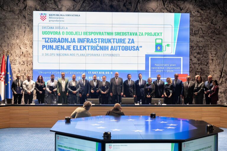 Dodijeljena bespovratna sredstva za izgradnju punionica za električne autobuse, gradit će se i u Dubrovniku