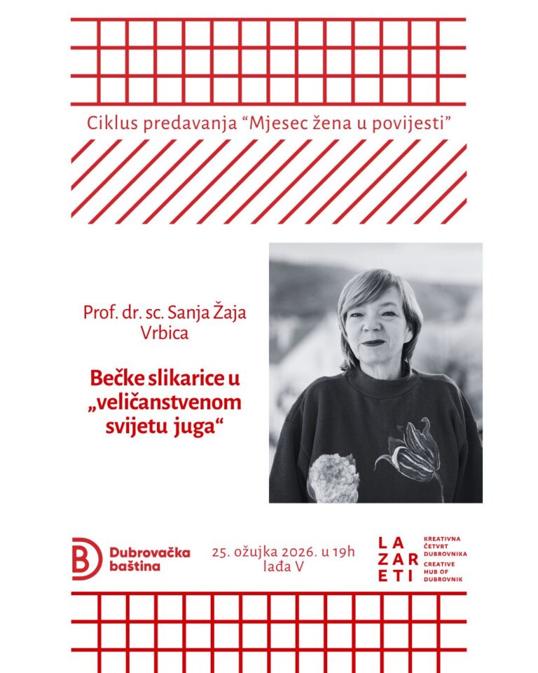 Sanja Žaja Vrbica održati će predavanje: Bečke slikarice u „veličanstvenom svijetu juga“
