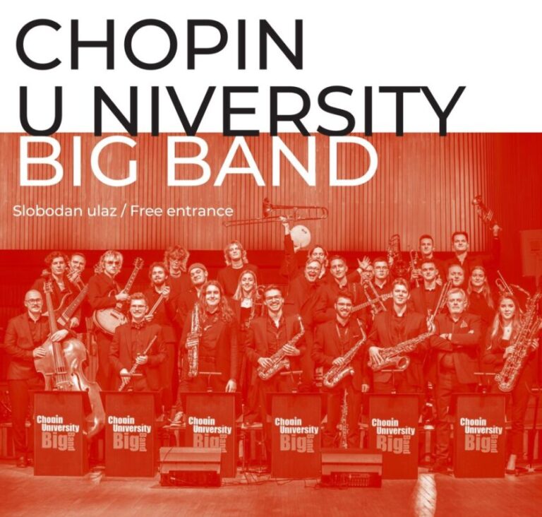 GLAZBENA ATRAKCIJA IZ VARŠAVE U DUBROVNIKU Koncert Big Band orkestra Glazbenog sveučilišta „Fryderyk Chopin“