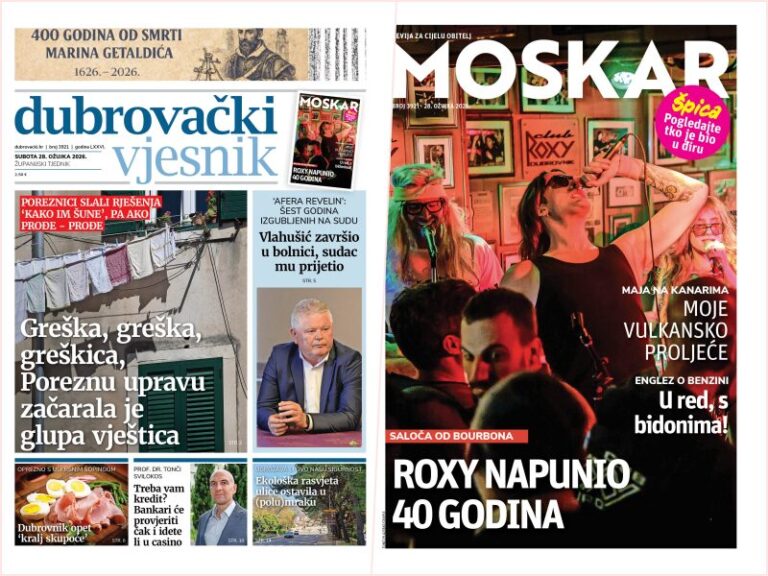 U prodaji je novi broj Dubrovačkog vjesnika