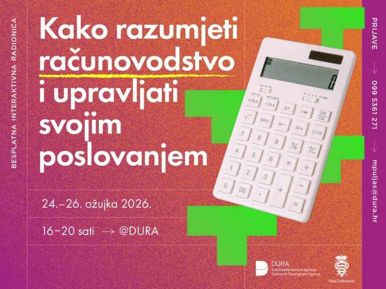 Na besplatnoj radionici saznajte kako razumjeti računovodstvo i upravljati svojim poslovima