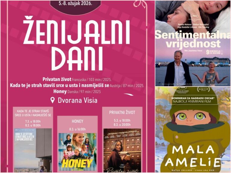 Ženijalni dani, Sentimentalna vrijednost, Mala Amelie i broj drugi naslovi od sutra na programu Kinematografa