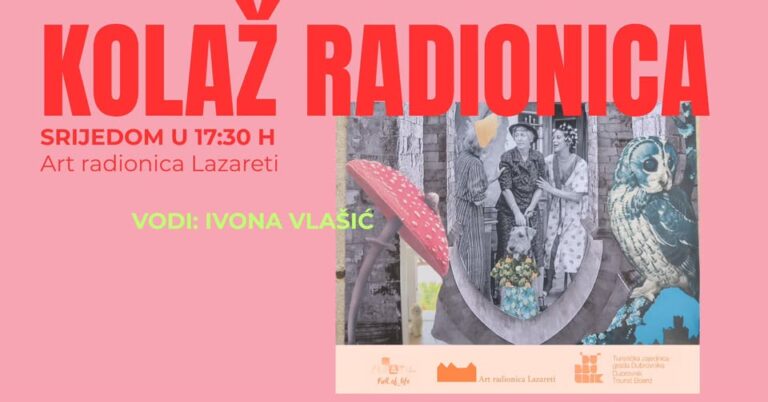 Art radionica Lazareti poziva na radionicu izrade kolaža