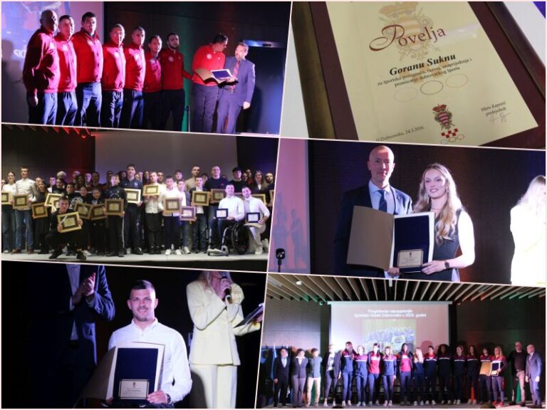 FOTO: Ovo su najbolji dubrovački sportaši i sportašice u 2025. godini!