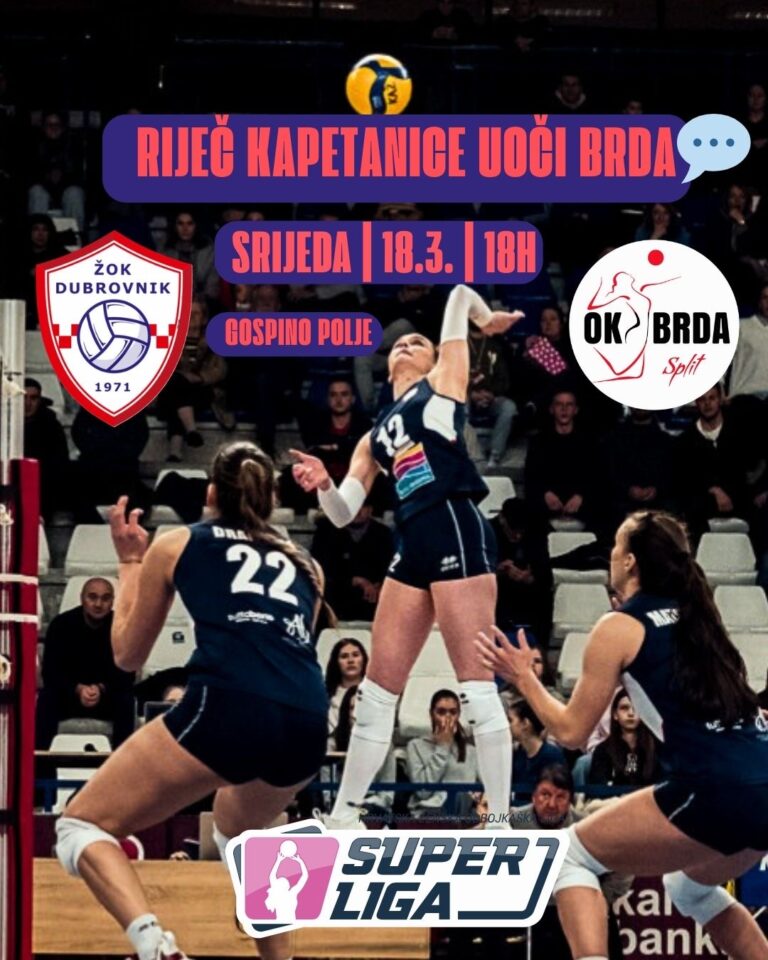 ODBOJKAŠKA SRIJEDA U GOSPINOM POLJU Kapetanica Buzolić poziva na tribine, protivnik su Splićanke