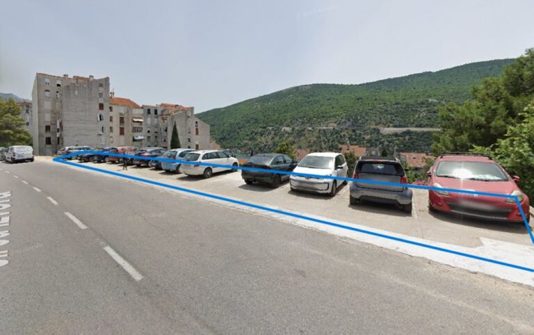 OBAVIJEST: Nastavlja se ocrtavanje parkirališnih mjesta u Novoj Mokošici