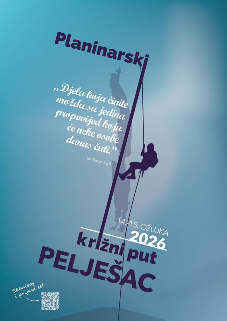 Deseti Planinarski križni put mladih Dubrovačke biskupije ovog vikenda na Pelješcu