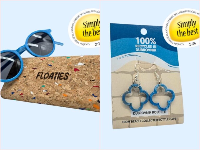 Naušnice i sunčane naočale Maritimo Recycling proglašeni jednim od pet najboljih hrvatskih suvenira