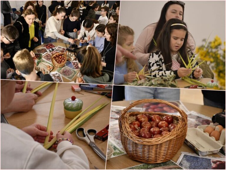 FOTO: Atmosfera zajedništva i prenošenja znanja ispunila prostor Zavičajne kuće u Slanom