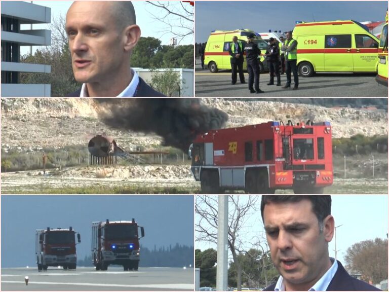 TV/U zračnoj luci Ruđer Bošković uspješno održana vježba izvanrednih događaja