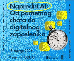 DURA organizira radionicu „Napredni AI – Od pametnog chata do digitalnog zaposlenika“