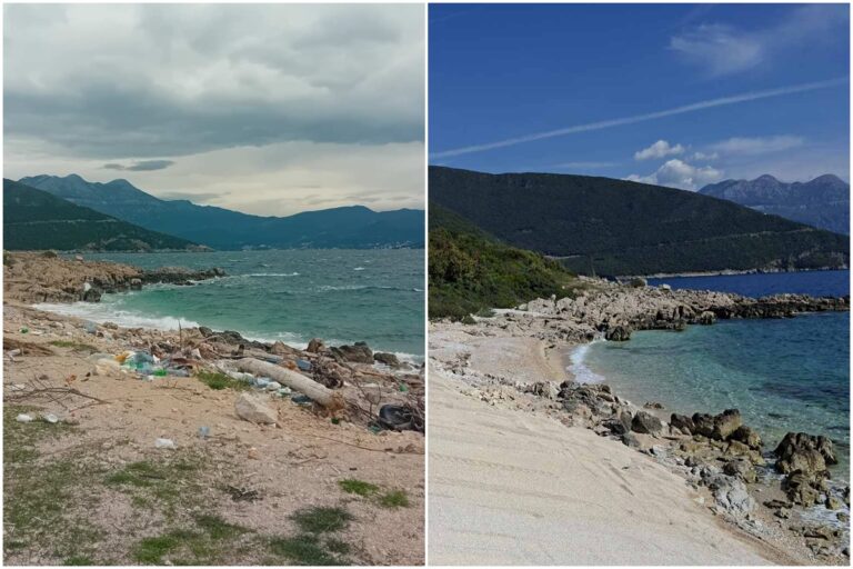 Prevlaka “before and after”: Uklonjenjo smeće i uređena omiljena konavoska plaža