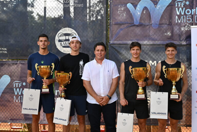 Završeno peto izdanje Dubrovnik Cupa: Trofej ide u Francusku, najmlađi iz Tenis Kluba Raguse zaigrali s finalistima