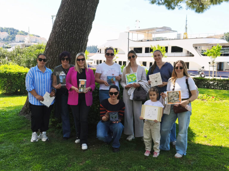 Kreativno za dobar cilj: održana humanitarna likovna radionica Women’s Bank Dubrovnik