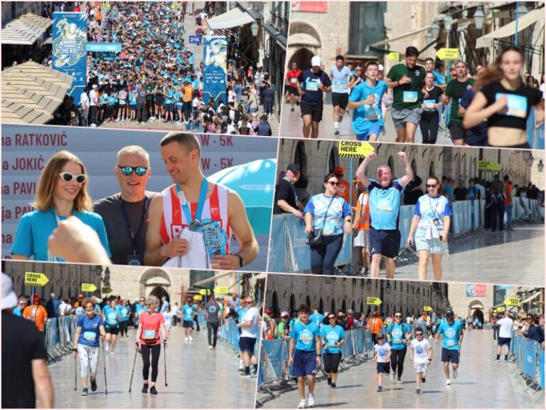 VIDEO/FOTO: ZAPLAVIO SE DUBROVNIK! Trčalo se i šetalo za djecu bez roditeljske skrbi