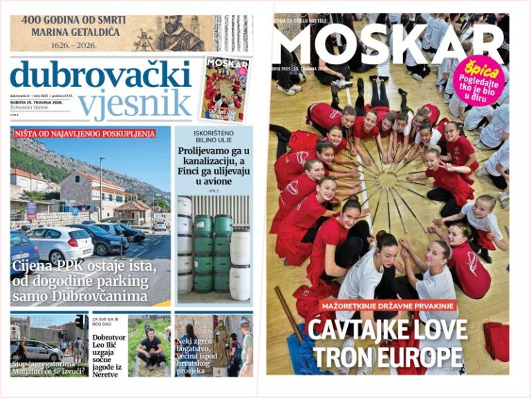 U prodaji je novi broj Dubrovačkog vjesnika