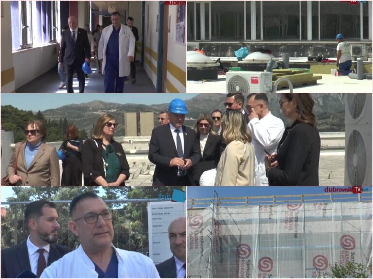 VIDEO/ Napreduju radovi energetske obnove OB Dubrovnik, najavljeno i proširenje pedijatrije