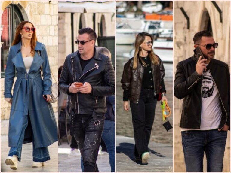 FOTO: Moda na Stradunu, proljeće i kožne jakne se ljube