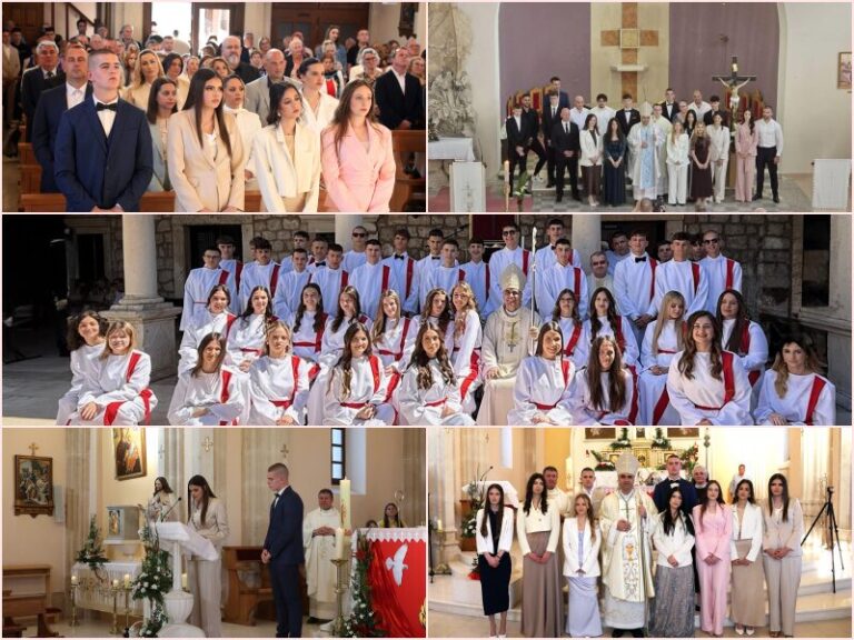 FOTO: Održane krizme u Gružu, Stonu, Slanom i na Mljetu