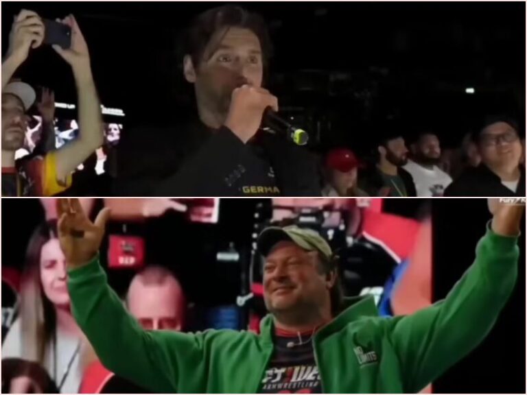 VIDEO: Stijepo Gleđ Markos izveo “You Raise Me Up” na izlazu Devona Laratta, zvijezde armwrestling scene