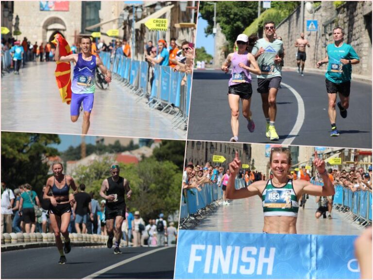 FOTO: Dario Ivanovski i Hayley Carruthers pobjednici dubrovačkog polumaratona