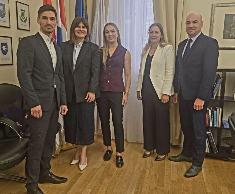 Prijem za Ivu Oberan u Ranjini, osvajačicu brončane medalje na Europskom prvenstvu u judu