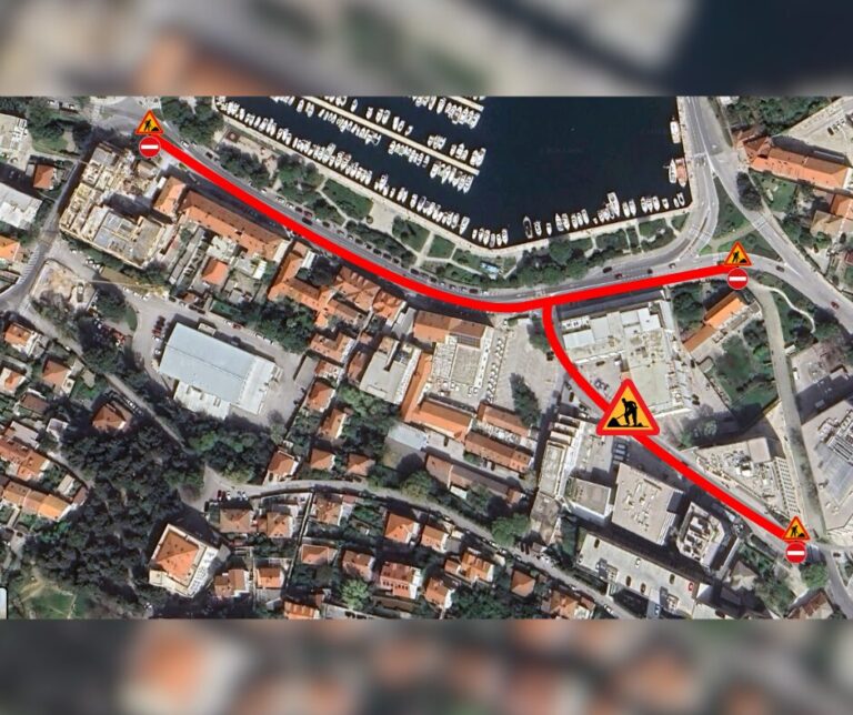 Zbog radova na oborinskoj odvodnji za promet se zatvara Ulica Hrvatskog Crvenog križa i dio Ulice Nikole Tesle