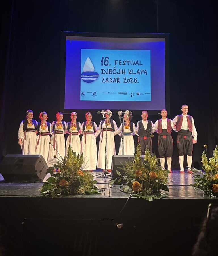 Klapa Škatulica pobijedila na šesnaestom festivalu dječjih klapa u Zadru
