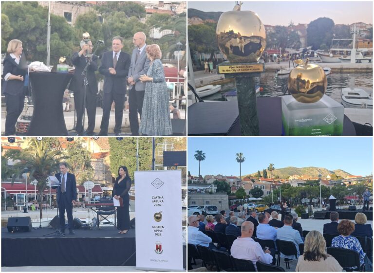 U CAVTATU SVEČANO Stigla “Zlatna jabuka”, turistički Oscar!