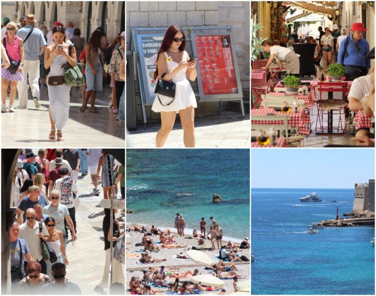FOTO: Sunčana i vruća subota izmamila kupače na plažu. Uživalo se i u šetnji, hladovini uz kavu i piće
