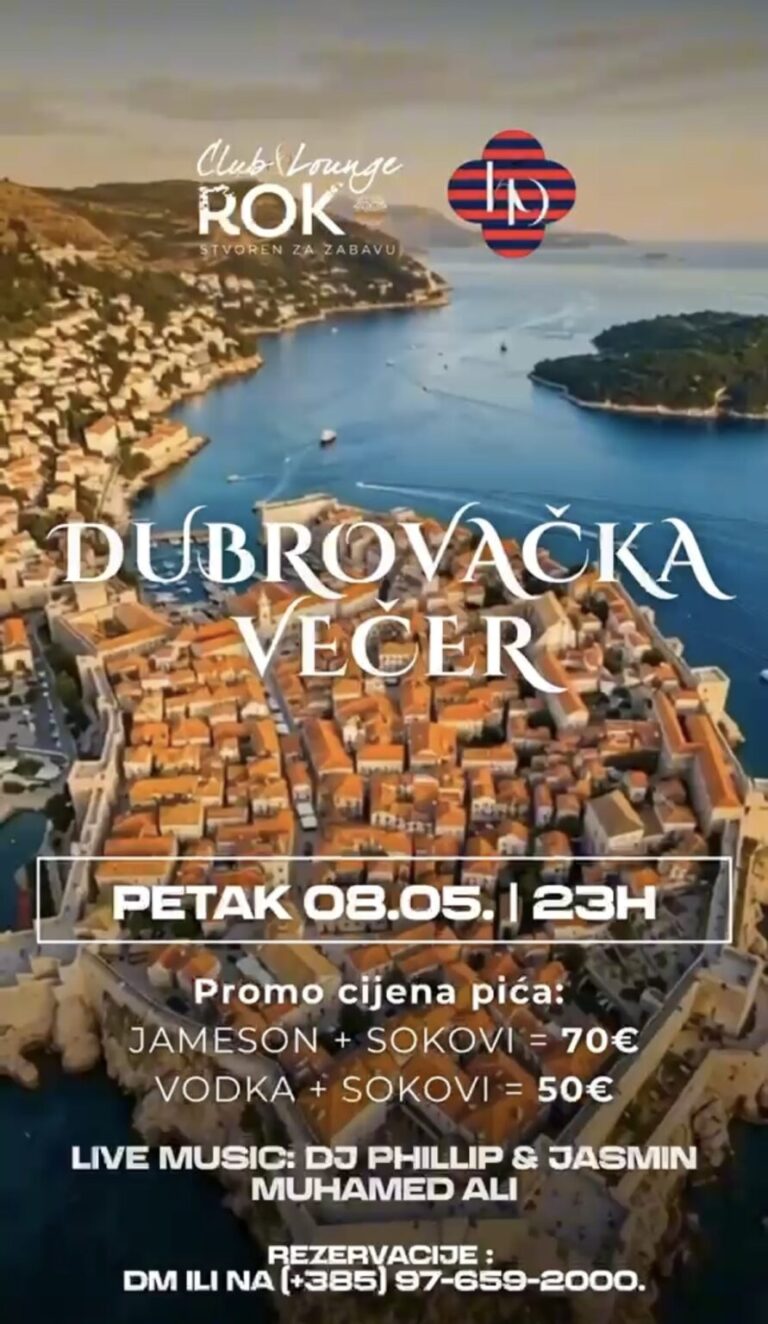 Udruga studenta Dubrovnika ,,Libertas” poziva na Dubrovačku Večer u Zagrebu