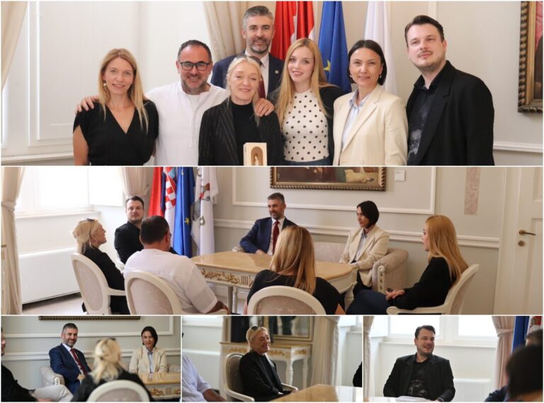 Uspjeh predstave „Kuća je velika, ne može se ona nosit“. Održan prijem kod Frankovića