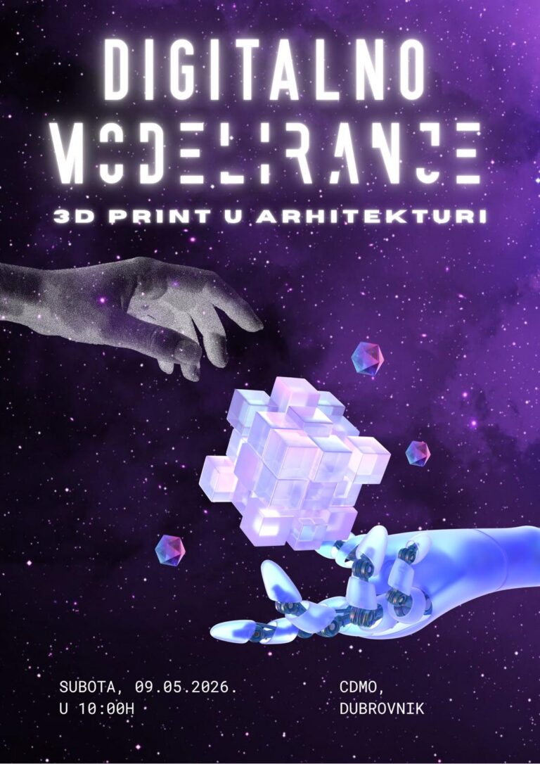 Radionica Male škole arhitekture – digitalno modeliranje i 3D print u arhitekturi