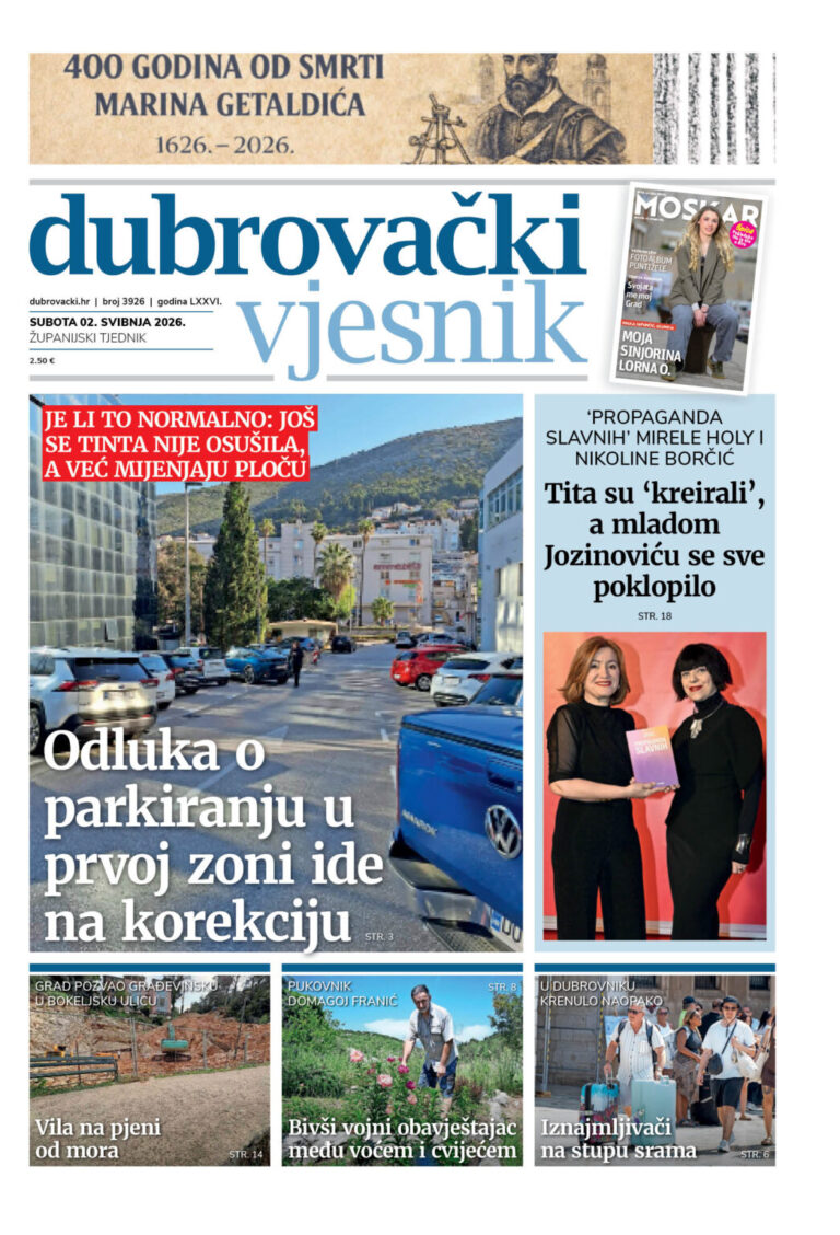 Novi broj Dubrovačkog vjesnika na kioscima!
