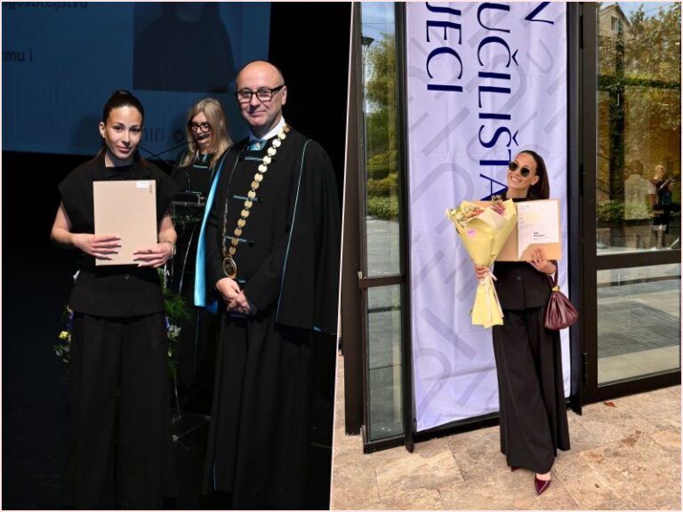 Nika Miloslavić, dobitnica Rektorove nagrade riječkog sveučilišta: Vratit ću se u moju Župu