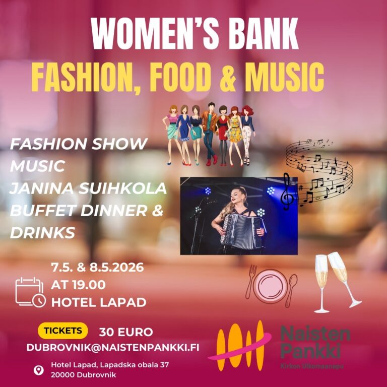 Women’s Bank Dubrovnik organizira humanitarne večeri s ciljem podrške ženama u zemljama u razvoju